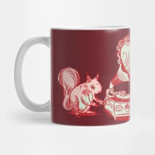 Squirrel Gramophone Mug